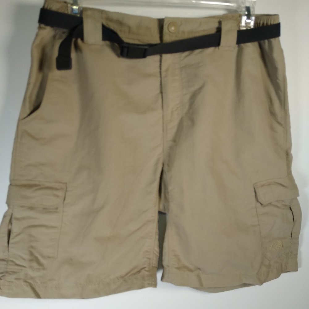 The North Face Men's Cargo Shorts Tan Size Large